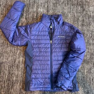 Columbia Navy/Purple  Puffer Jacket